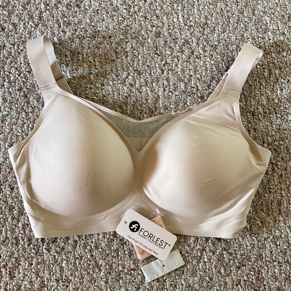 Neutral Forlest Jelly Gel Wireless Bra 3XL
